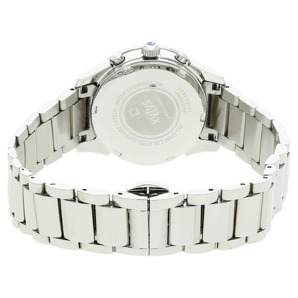 Xylys Swiss Multifunction Silver Stainless Steel Strap and Blue Dial Watch For Women - image number 3
