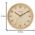 Titan Wooden Brown Wall Clock with Silent Sweep Technology - 31.5 cm x 31.5 cm (Medium) - image number 3
