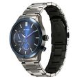 Titan Stellar Multifunction Blue Dial Grey Stainless Steel Strap Watch For Men - image number 3