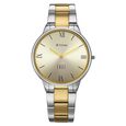 Titan Edge Gleam Quartz Analog Champagne Dial Two Toned Stainless Steel Strap Watch For Women - image number 0