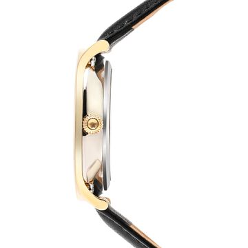 Titan Nebula Abhiyant 18k Gold Hand-Wound Mechanical Analog with Exhibition Caseback Leather Strap Watch for Men