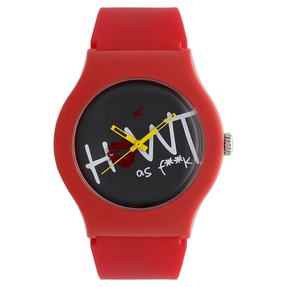 Fastrack orange colour watch new arrivals