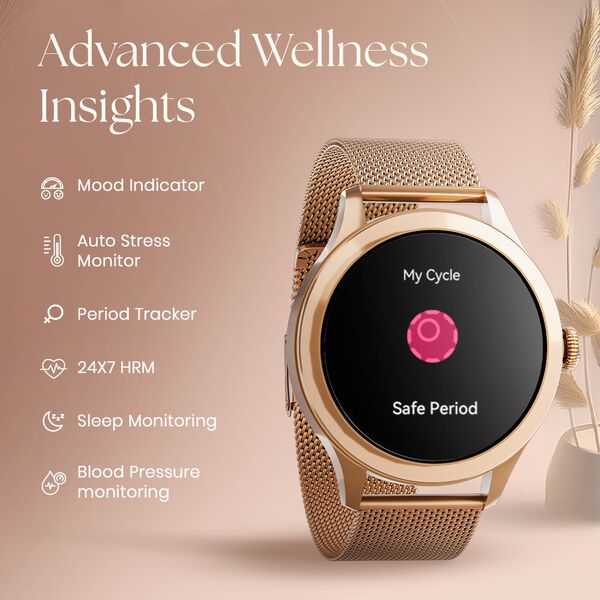 Fastrack Noir Pro Womens Smartwatch with 3.0 cm Super AMOLED Display, 390x390 Resolution - image number 3