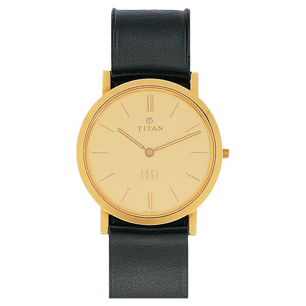 Titan Quartz Analog Champagne Dial Watch for Men - image number 0