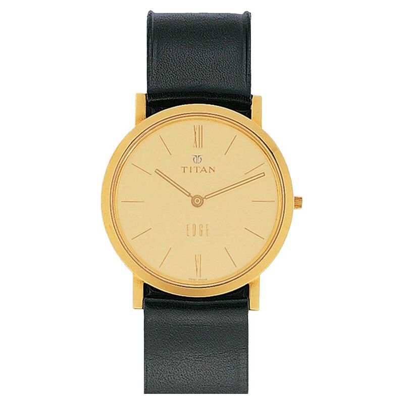 Titan Quartz Analog Champagne Dial Watch for Men