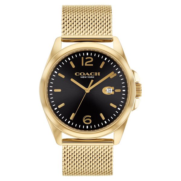 Coach Black Dial Stainless Steel Strap Watch for Men - image number 0