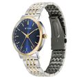 Titan Elegance Analog with Date by Hand and Blue Dial Stainless Steel Two Toned Strap Watch for Men - image number 4