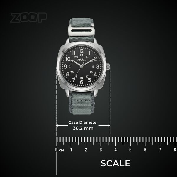 Zoop Metal Analog Watch with Cool Grey Alpine Strap for Boys Girls Kids from House of Titan - image number 3