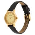 Sonata Quartz Analog Champagne Dial Leather Strap Watch for Women - image number 1