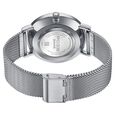 Sonata Poze Quartz Analog White Dial Silver Metal Strap Watch For Men - image number 5