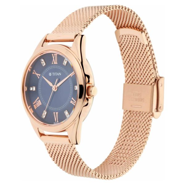 Titan Sparkle Quartz Analog Metal Strap Watch for Women - image number 1