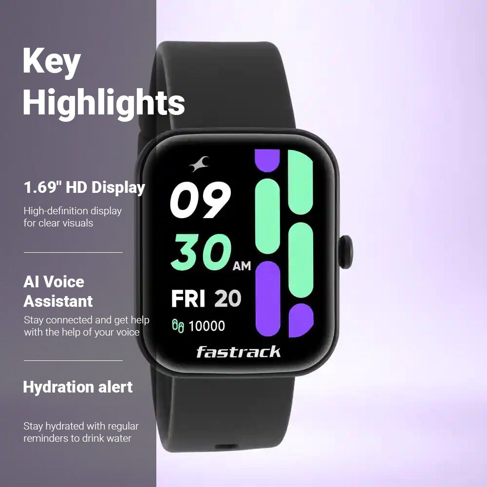 Fastrack digital watch features top