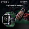 Titan EVOKE S Smartwatch with 1.7" AMOLED Display AI Chat Smart Glance Flush strap Transition Magnetic Precision Buckle - image number 1