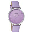 Sonata Pastel Play Quartz Analog Lavender Dial Leather Strap Watch For Women - image number 1