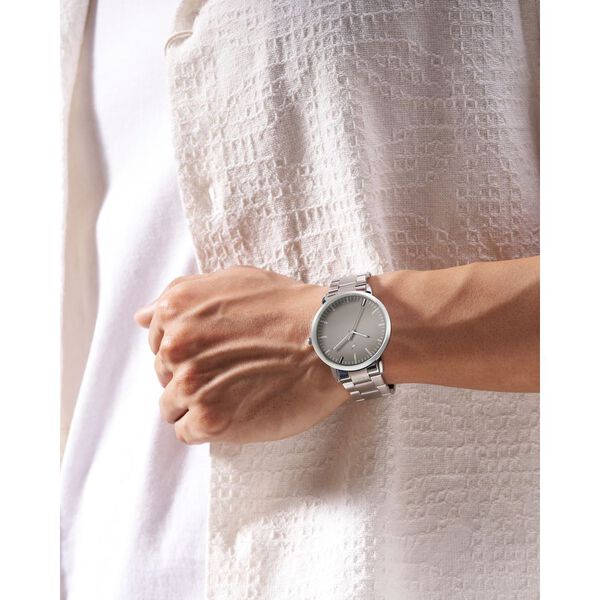 Fastrack Stunners X Quartz Analog Beige Dial Stainless Steel Strap Watch For Guys - image number 5