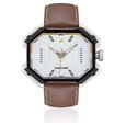Fastrack Quartz Analog Black Dial Leather Strap Watch for Guys