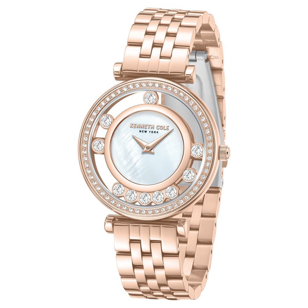 Buy Online Kenneth Cole Quartz Analog Mother of Pearl Dial Stainless Steel Strap Watch For Women kcwlg0061203ld Titan