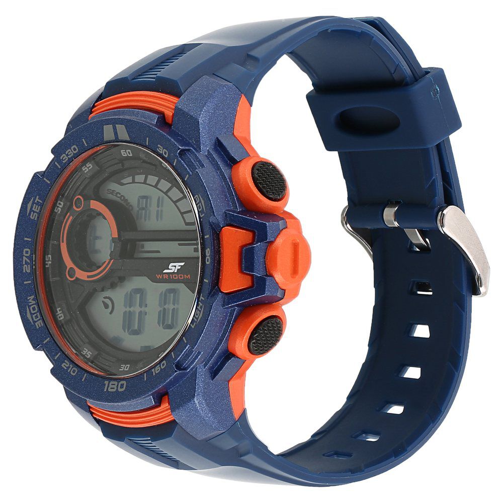 Buy Online SF Super Fibre Digital Dial Plastic Strap Watch for Men nm77074pp03 Titan