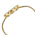 Poze By Sonata Quartz Analog Golden Dial Golden Metal Strap Watch For Women - image number 5