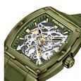 Police Men's Skeleton KL Rahul Edition Automatic Olive Silicone Strap Watch - image number 2