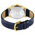Sonata Traditional Essentials Quartz Analog Blue Dial Leather Strap Watch for Men - image number 3