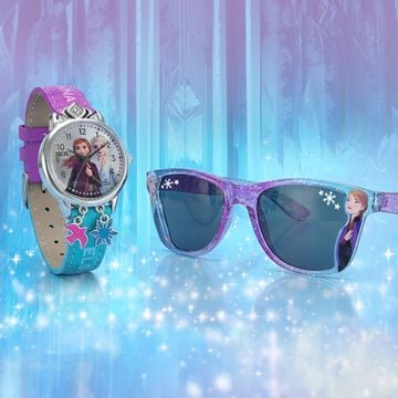 Zoop Elsa Combo Quartz Analog Multicoloured Dial Two Toned PU Leather Strap Watch For Kids