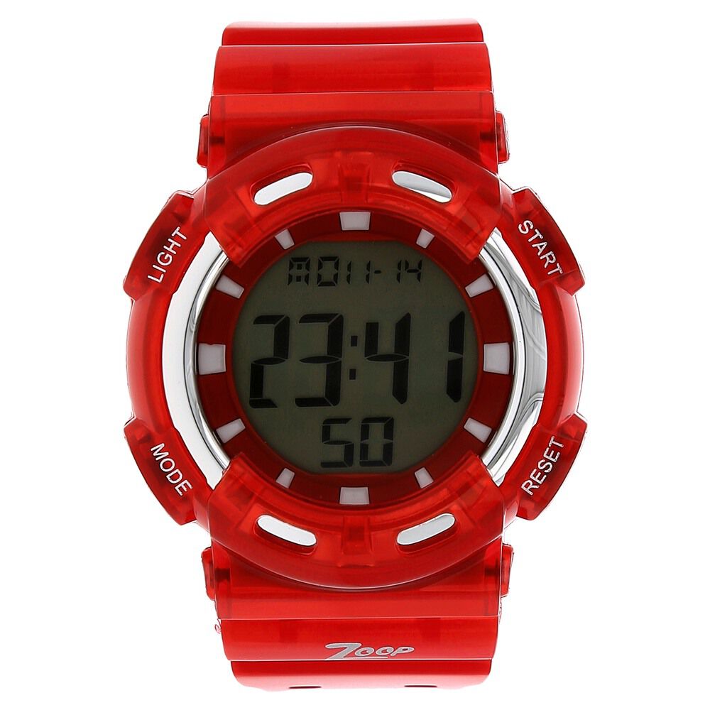 Buy Online Zoop By Titan Digital Dial PU Strap Watch for Kids