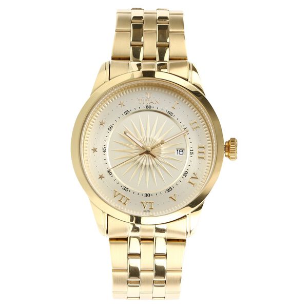 Titan Regalia Sovereign Regalia Sovereign Champagne Dial Analog with Date Stainless Steel Strap Men - image number 0