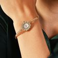Titan Nebula Jewels 18k Gold Analog with Diamonds Watch for Women - image number 6