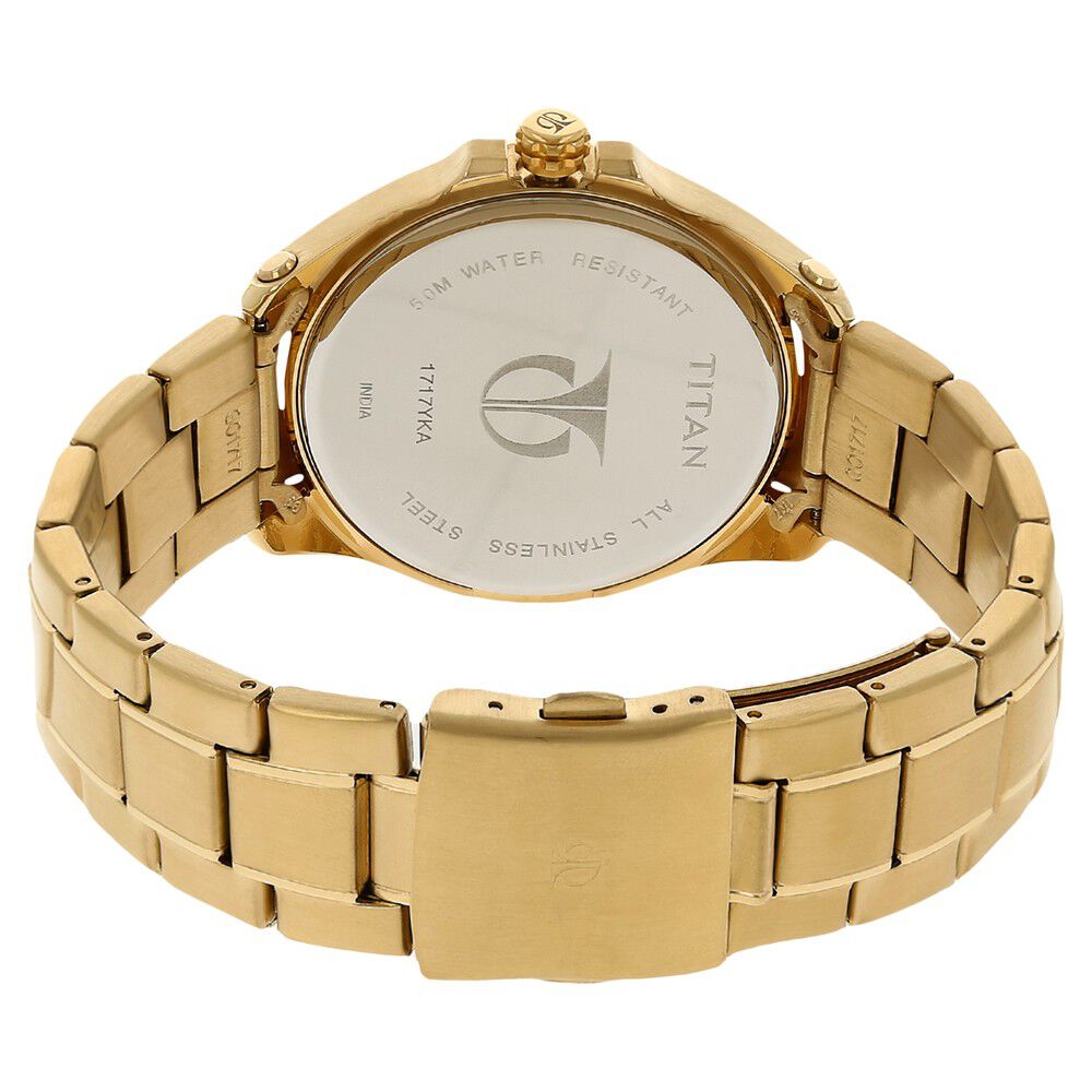 Buy Online Titan Quartz Multifunction Silver Dial Stainless Steel Strap Watch for Men nl1717ym01 Titan