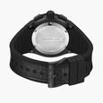 Cerruti 1881 Quartz Chronograph Black Dial Black Silicone Strap Watch For Men - image number 4