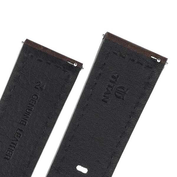 24 mm Brown Genuine Leather Straps for Men - image number 4