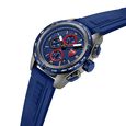 Ducati Quartz Chronograph Blue Dial Blue Silicone Strap Watch For Men - image number 1