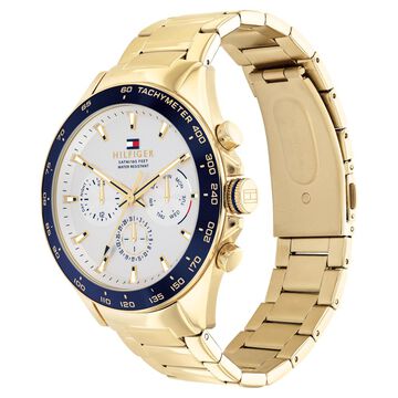 Tommy Hilfiger Silver Dial Stainless Steel Strap Watch for Men