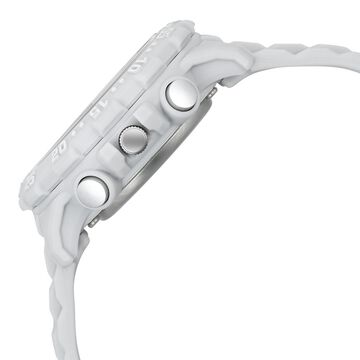 Fastrack Street line Quartz Analog Digital Grey Dial Silicone Strap Watch for Girls
