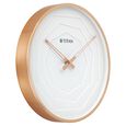 Titan Metallic Wall Clock with rose Gold Frame and Multi-layered White Dial 30 cm x 30 cm (Medium Size) - image number 2