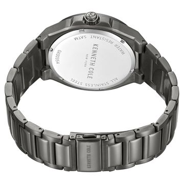 Kenneth Cole Quartz Multifunction Brown Dial Stainless Steel Strap Watch for Men