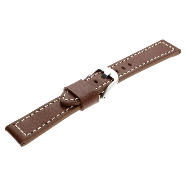 20 mm Brown Genuine Leather Straps for Men - image number 3