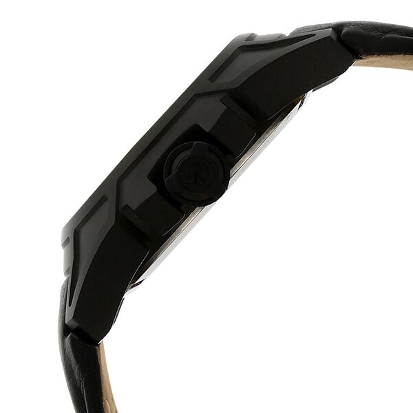 Titan Quartz Analog Solar Black Dial Leather Strap Watch for Men - image number 2