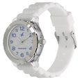 Fastrack Trendies Quartz Analog Silver Dial Silicone Strap Watch for Girls - image number 1