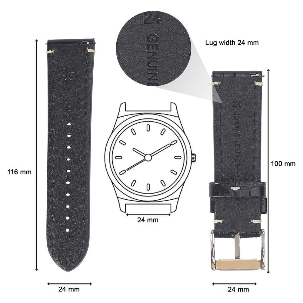 Fastrack watch strap 24mm top