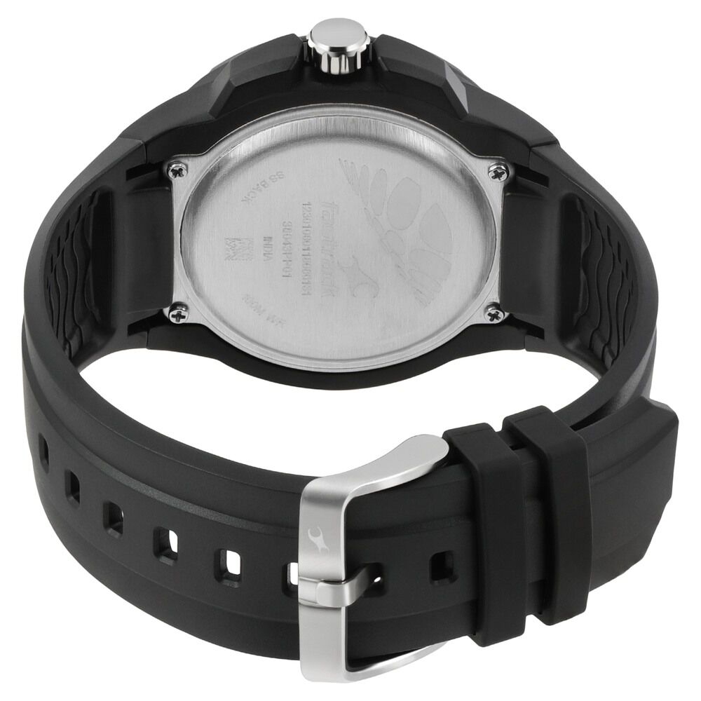 Buy Online Fastrack Trendies Quartz Analog Black Dial Plastic