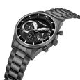 Police Quartz Multifunction Black Dial Grey Stainless Steel Strap Watch for Men - image number 1