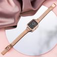 Sonata Poze Quartz Analog Black Dial Mesh Strap Watch for Women