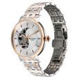 Titan Yin Yang Skeletal Automatic Analog with White Dial Silver and Rose Gold Stainless Steel Strap Watch for Men - image number 3