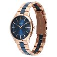 Titan Slim Ceramic Fusion Quartz Analog with Date Blue Dial Stainless Steel Strap Watch For Men - image number 2