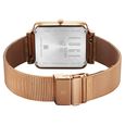 Titan Edge Quad Quartz Analog White Dial With Rose Gold Stainless Steel Strap Watch For Men - image number 4
