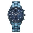 Titan Neo Splash Quartz Multifunction Black Dial Stainless Steel Strap Watch for Men