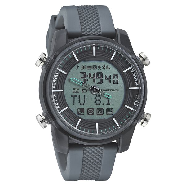 Fastrack Digital Dial Silicone Strap Watch for Unisex - image number 0