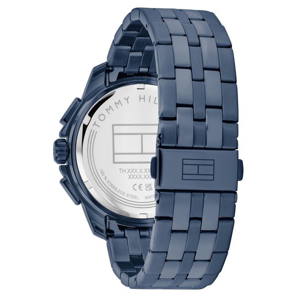 Tommy Hilfiger Quartz Multifunction Blue Dial Blue Stainless Steel Strap Watch for Men - image number 2